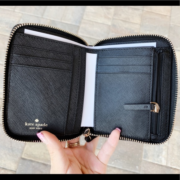 ‼️SALE‼️Kate spade large Satchel + wallet Black - Picture 6 of 8